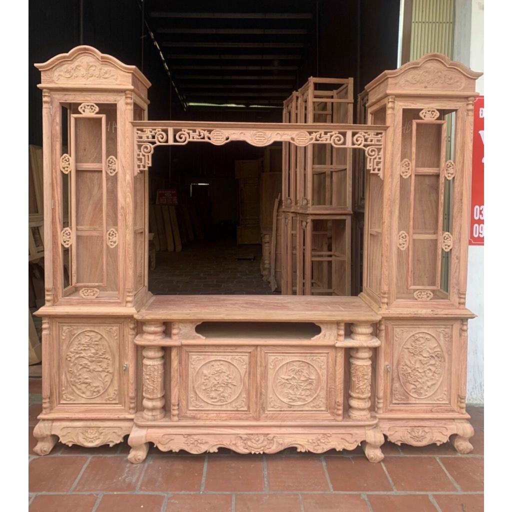 Kệ gỗ tivi kệ tivi tủ giàn tủ tivi bàn để tivi gỗ cao cấp gỗ hương đá, gỗ gõ đỏ hàng đẹp