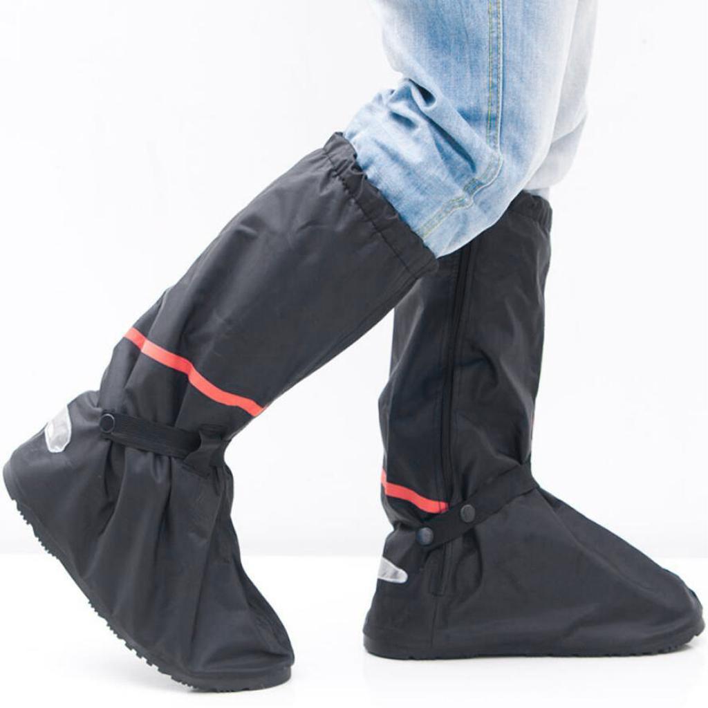 Cycling Shoe Cover Rain Boots Waterproof Protector Overshoes with Reflector