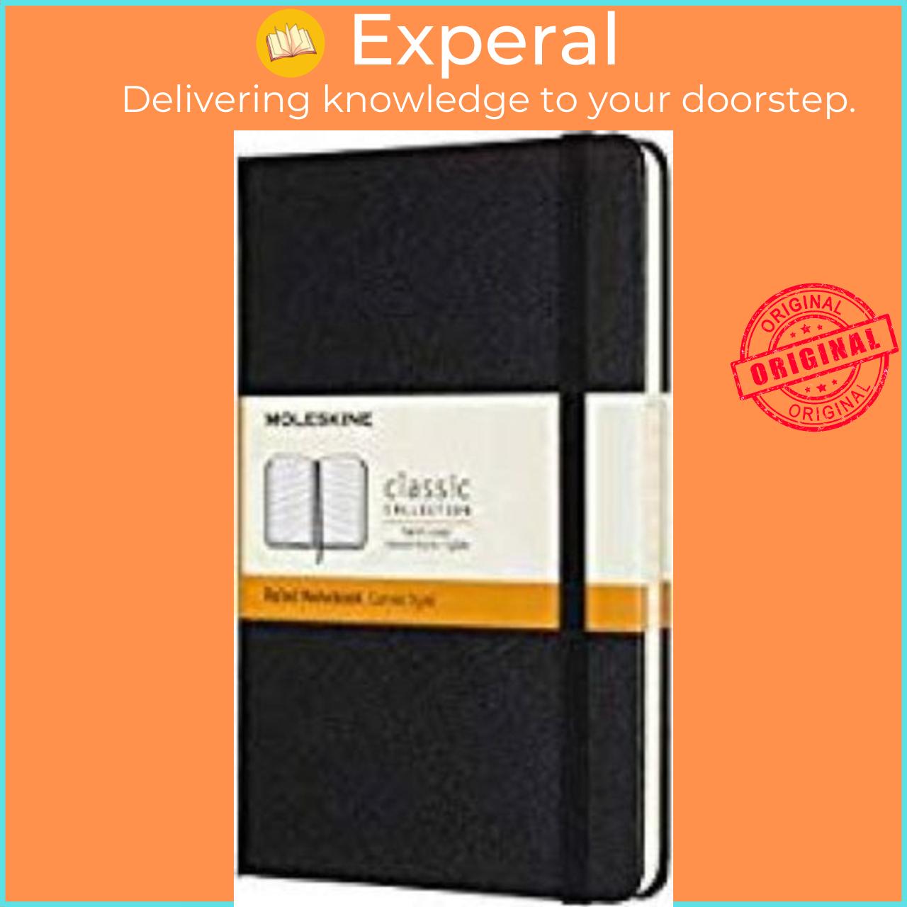 Sách - Moleskine Medium Ruled Hardcover Notebook: Black by Unknown