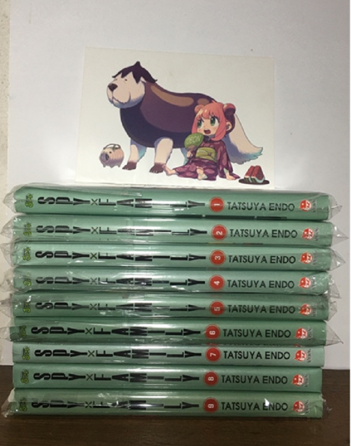 Sách - Spy X Family (combo 9 tập T1-9, kèm 01 postcard)