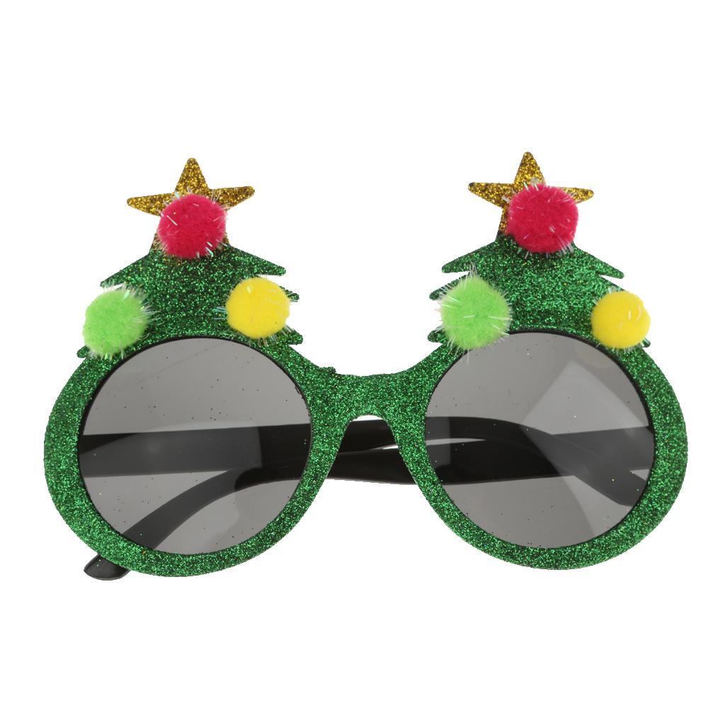 Funny Christmas Snowman Sunglasses Xmas Trees Glasses Merry Christmas Party
