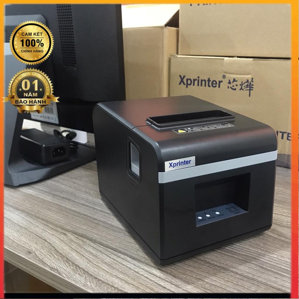 Máy in hóa đơn , máy in nhiệt, kết nối wifi/usb Xprinter XP-N160II, máy in bill điện thoại /tốc độ in 160mm/s - Hàng chính hãng .