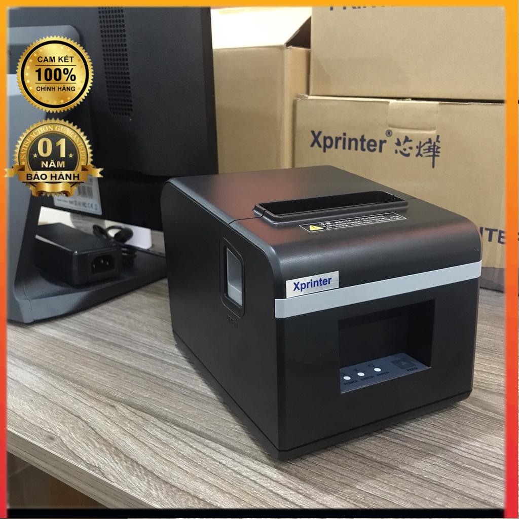 Máy in hóa đơn , máy in nhiệt, kết nối wifi/usb Xprinter XP-N160II, máy in bill điện thoại /tốc độ in 160mm/s - Hàng chính hãng .