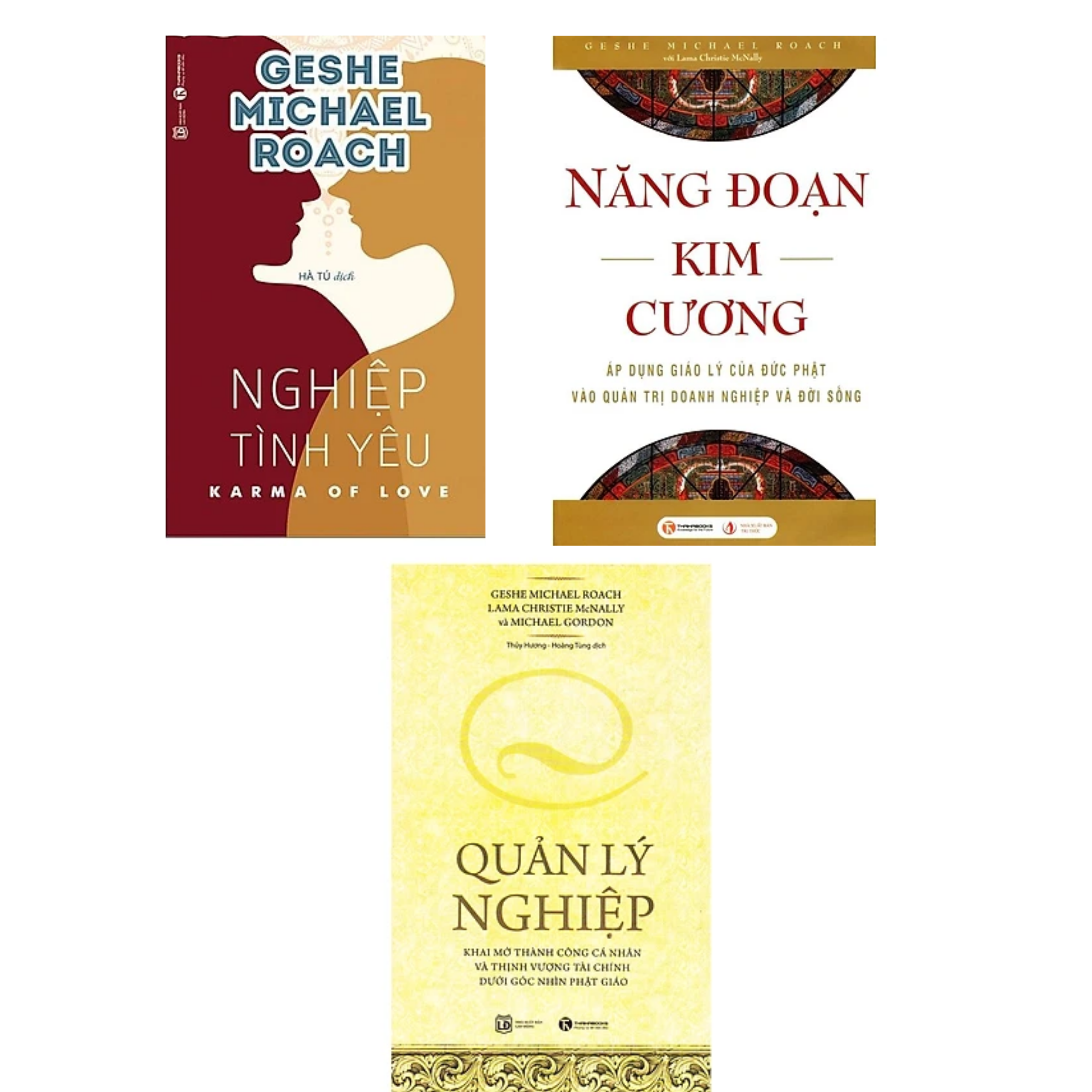 Combo 3 Cuốn Năng Đoạn Kim Cương Quản Lí Nghiệp Nghiệp Tình Yêu