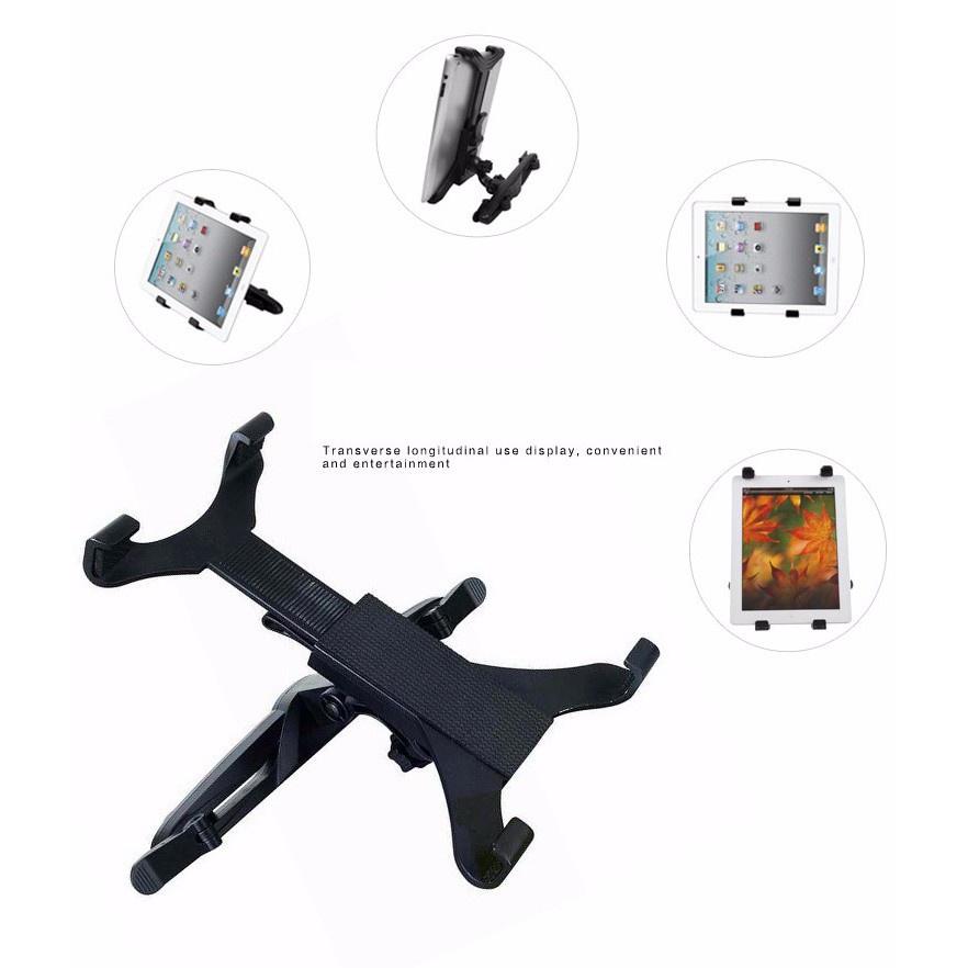 Giá Đỡ Ipad & Máy Tính Bảng Xoay 360 Độ Gắn Ghế Sau Xe Hơi