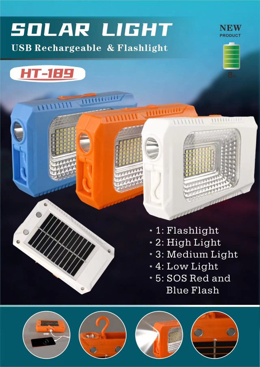 ĐÈN PHA TÍCH HỢP ĐÈN PIN NLMT ĐA NĂNG