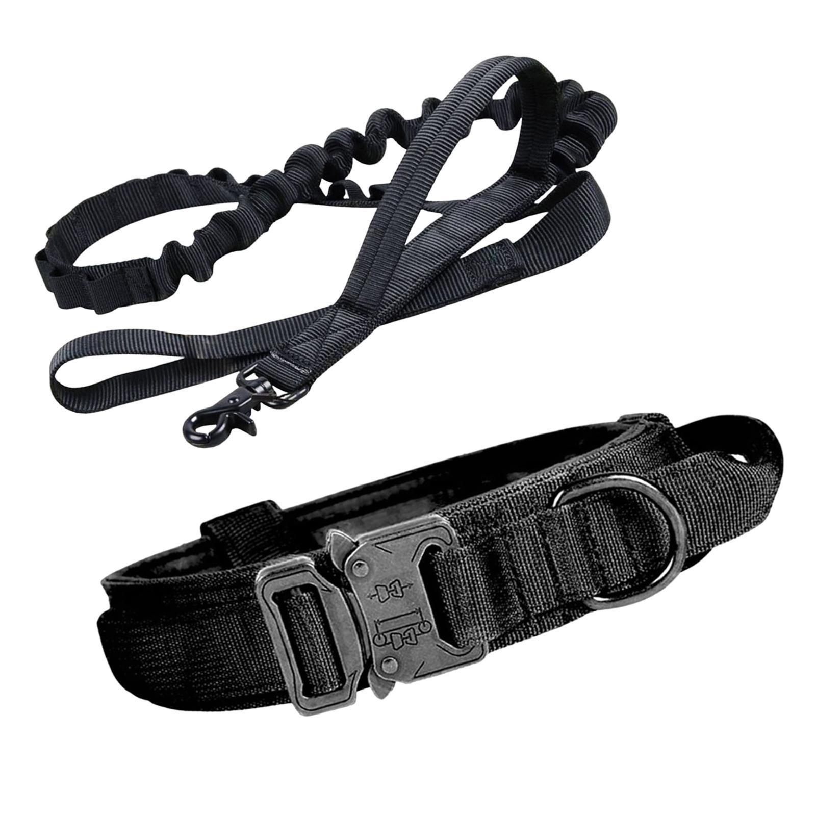 And Leash Set with Handle w/ Metal Buckle Adjustable