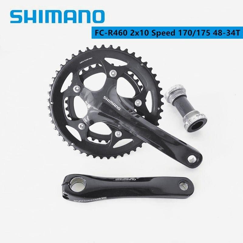 Bộ Đùi Đĩa Shimano Tiagra R460 10- Speed 48/34 T 170/175 mm + BB Rs500