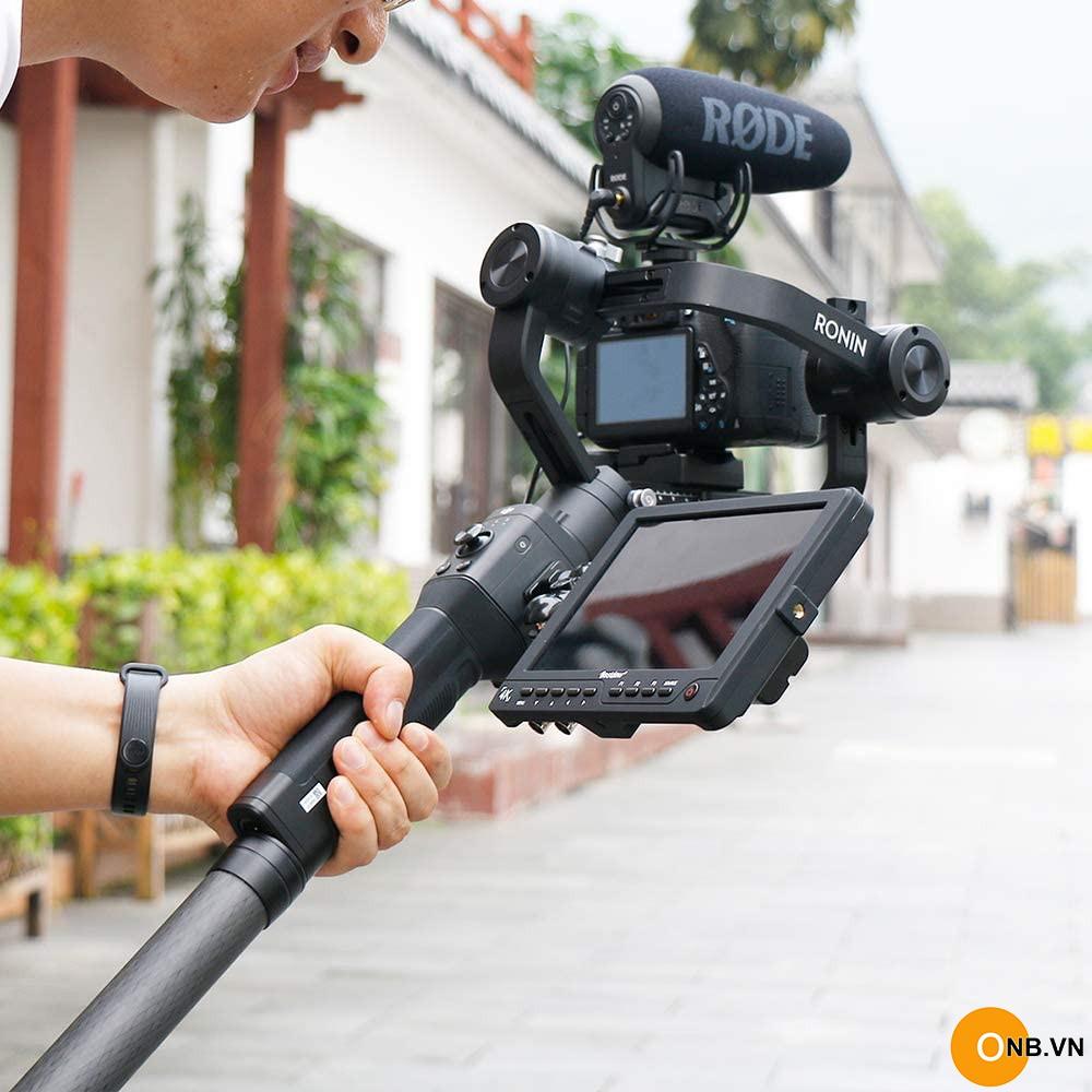 Monopod Uurig DH-10 gậy nối dài 35cm Carbon cho Gimbal máy ảnh, điện thoại