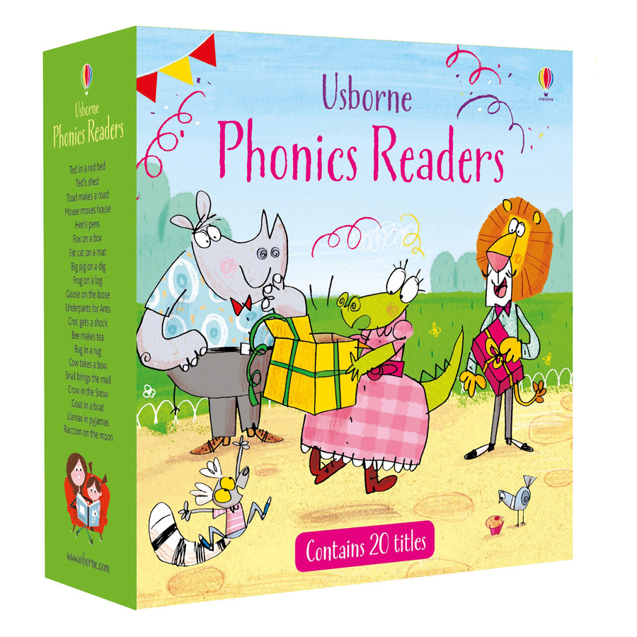 Sách tiếng Anh - Usborne Phonics Readers Boxed Set