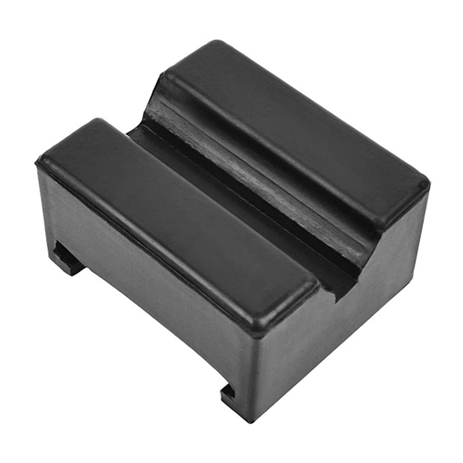 Black  Jack Stand Rubber Pad Universal Accessory Car Repair Tools for Jack Stand and Floor Jack Durable Slotted Frame Jack Stand Pad