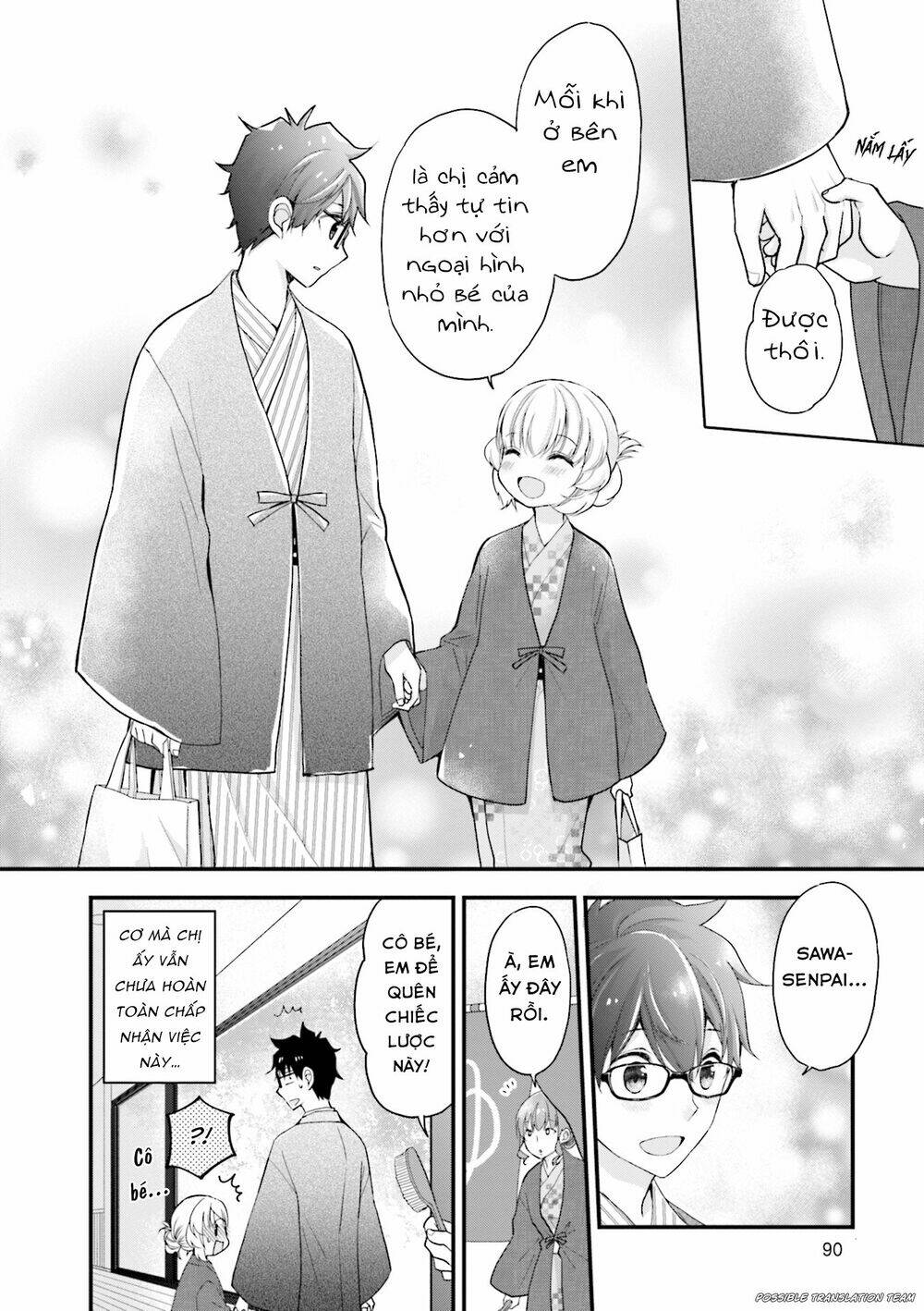 senpai kiêm bạn gái nhỏ nhắn của tôi rất dễ thương chapter 7 14