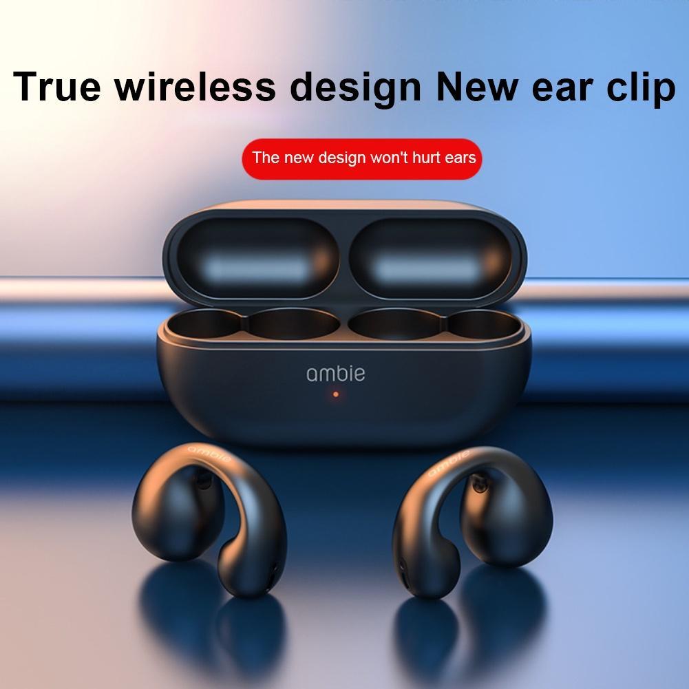 Tai Nghe Bluetooth Ambie 1: 1 Truyền Âm Qua Xương Tai