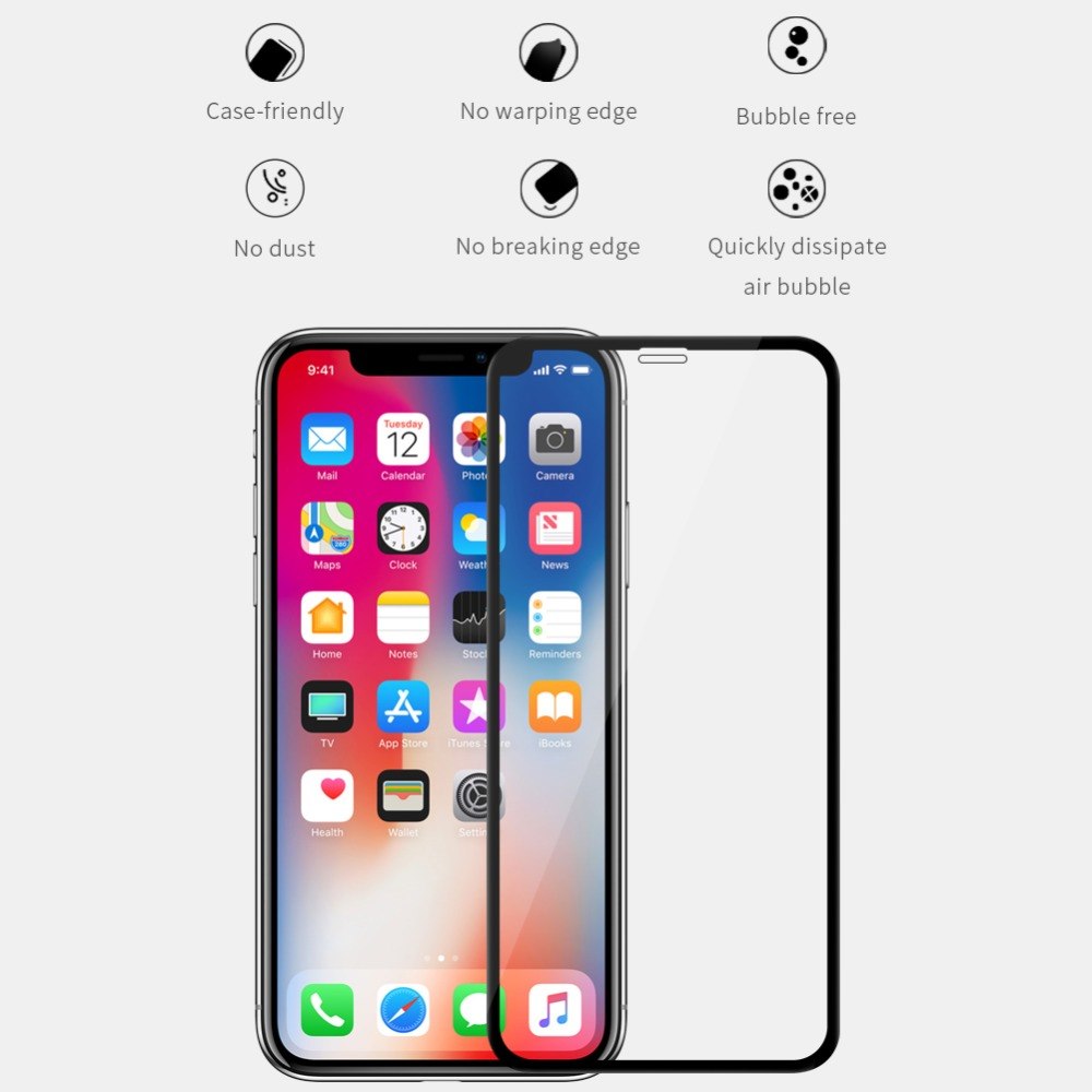 Miếng dán Kính Cường Lực full 3D cho iPhone XR / iPhone 11 6.1 inch hiệu Nillkin XD CP+Max - Hàng Chính Hãng