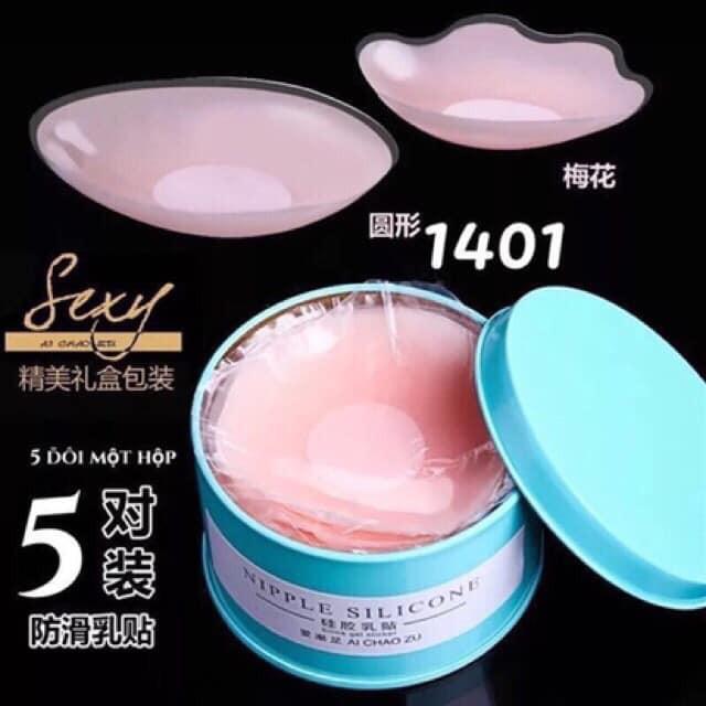 Hộp 10 miếng dán đầu ti silicon