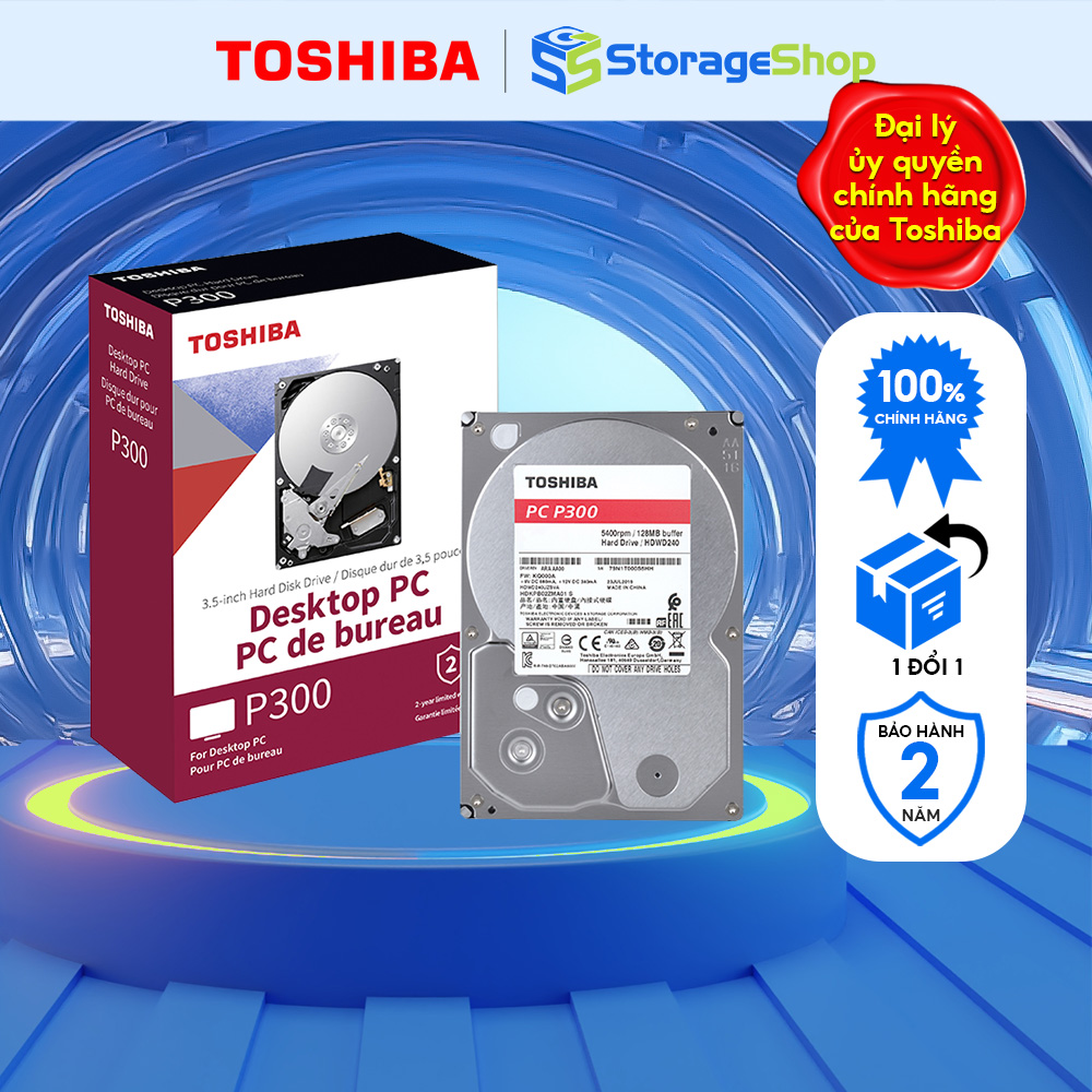 Ổ cứng gắn trong Toshiba P300 2TB desktop - Hàng chính hãng