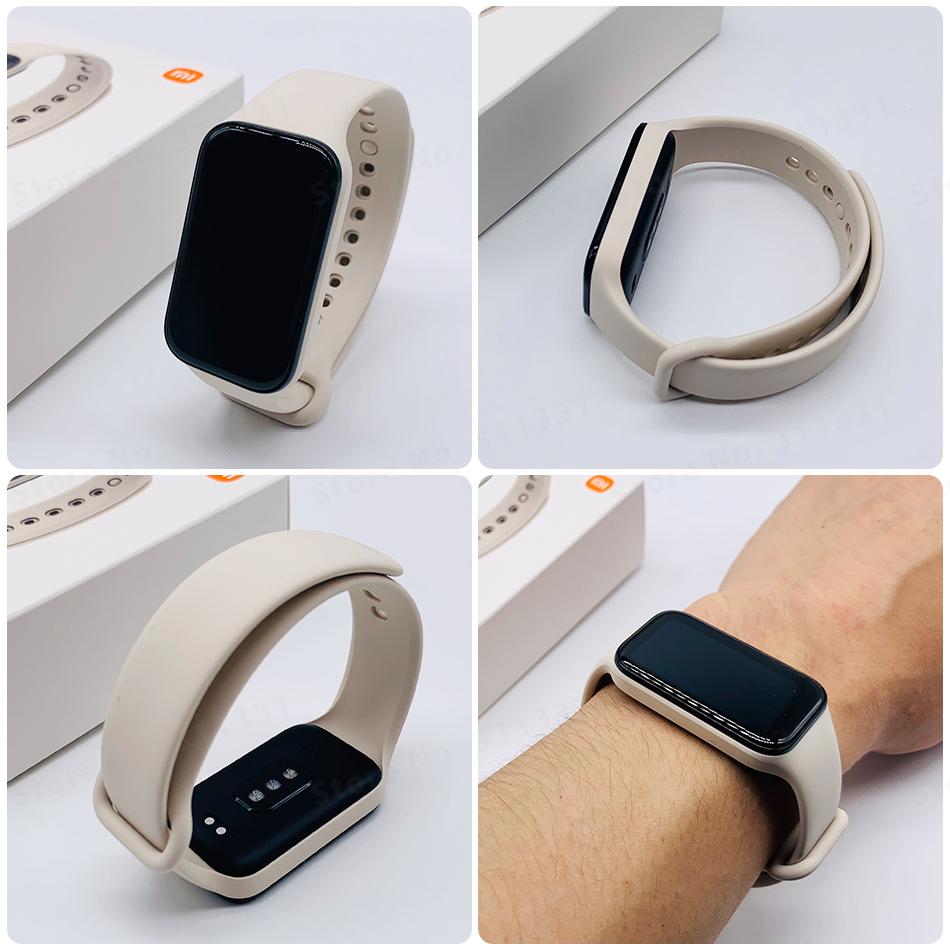 Phiên bản toàn cầu Xiaomi Redmi Band 2 Vòng đeo tay thông minh 1.47 '' Màn hình lớn Oxygen Nhịp tim của phụ nữ Bluetooth 5.1 Màu sắc: GL White Band 2