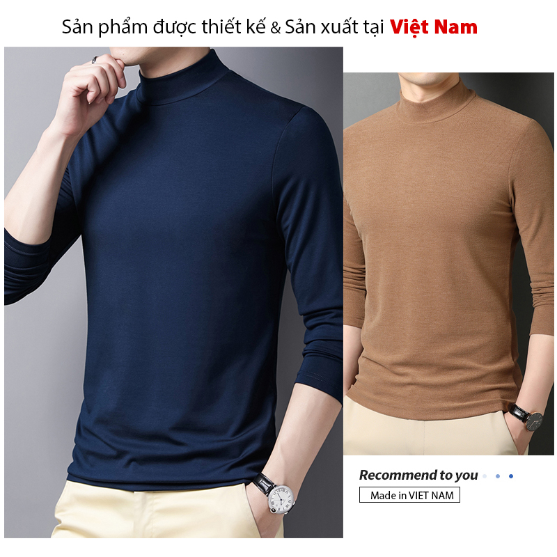 Áo thun nam dài tay mã TT76 cổ tròn thu đông giữ ấm dáng thể thao giữ nhiệt đẹp kiểu nỉ chất vải đẹp   