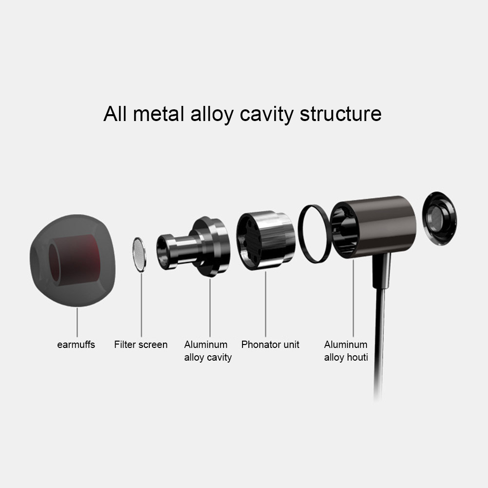 Tai Nghe Nhét Tai Có Dây 3.5mm Từ Tính Có Micrô