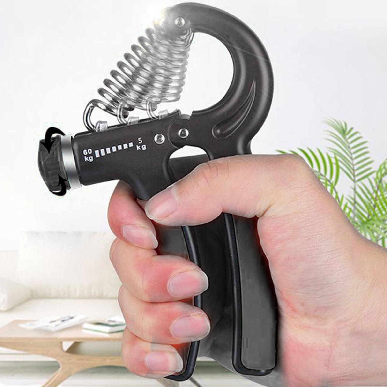 Grip strength training Adjustable, handheld grip Finger Strengthener, Forearm Exerciser Trainer ,Wrist Forearm Grip  Gym Exercise