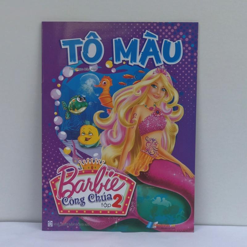 tập/ vở to màu barbie công chúa