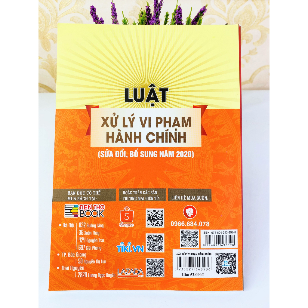 Sách - Luật Xử Lý Vi Phạm Hành Chính (Sửa đổi, bổ sung năm 2020) - ndbooks