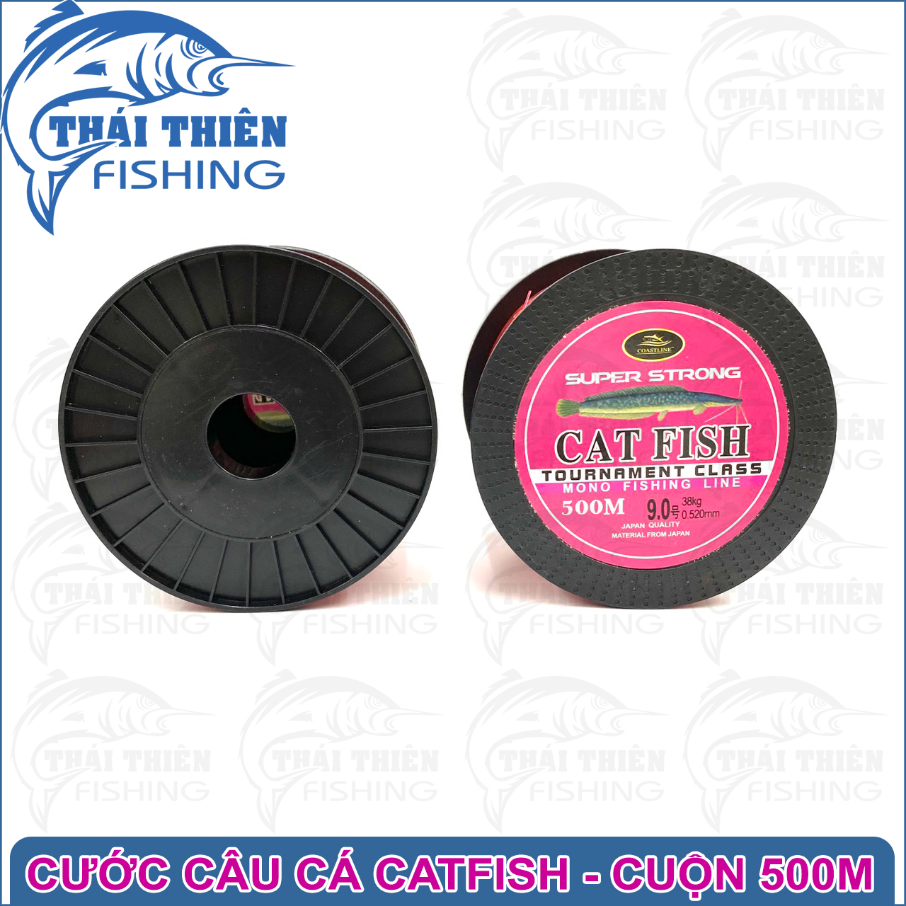 Dây Câu, Cước Câu Cá Catfish Siêu Bạo Lực Cuộn 500m Chuyên Dùng Câu Cá Tra