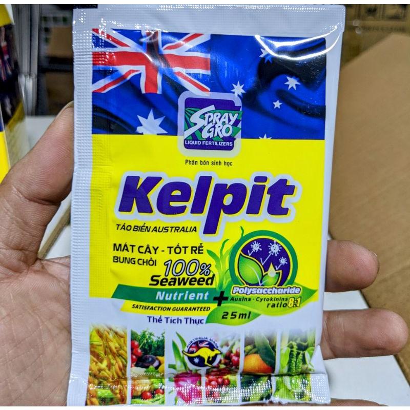 Phân bón sinh học Kelpit Australia . 100% Rong biển, mát cây, tốt rễ, bung chồi