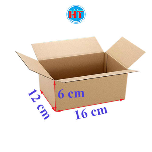 Hộp carton đóng hàng 16x12x6 cm - giá xưởng 