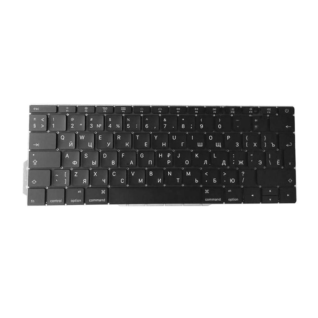 Russian Keyboard w/ Backlit for   Pro  13" A1708 2016 17