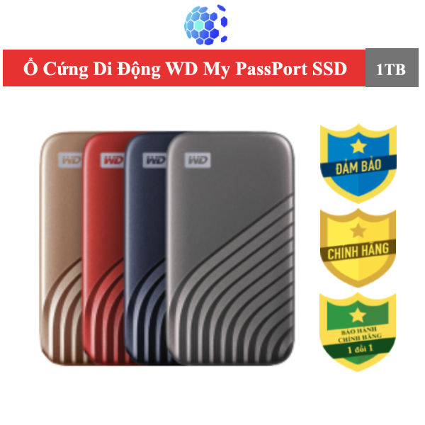 Ổ Cứng Di Động My Passport SSD 1TB New Hàng Chính Hãng