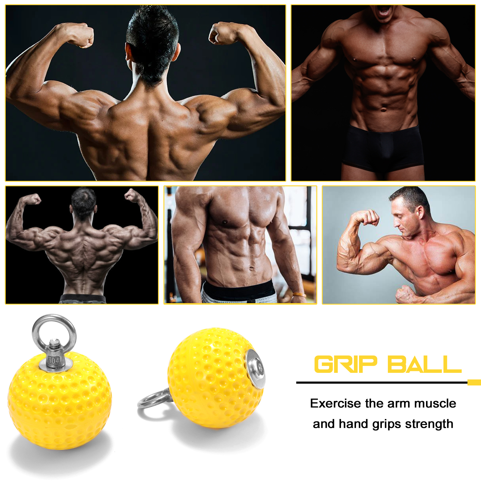 Dây đai có móc tập luyện cơ tay, lưng có tay cầm bằng bóng