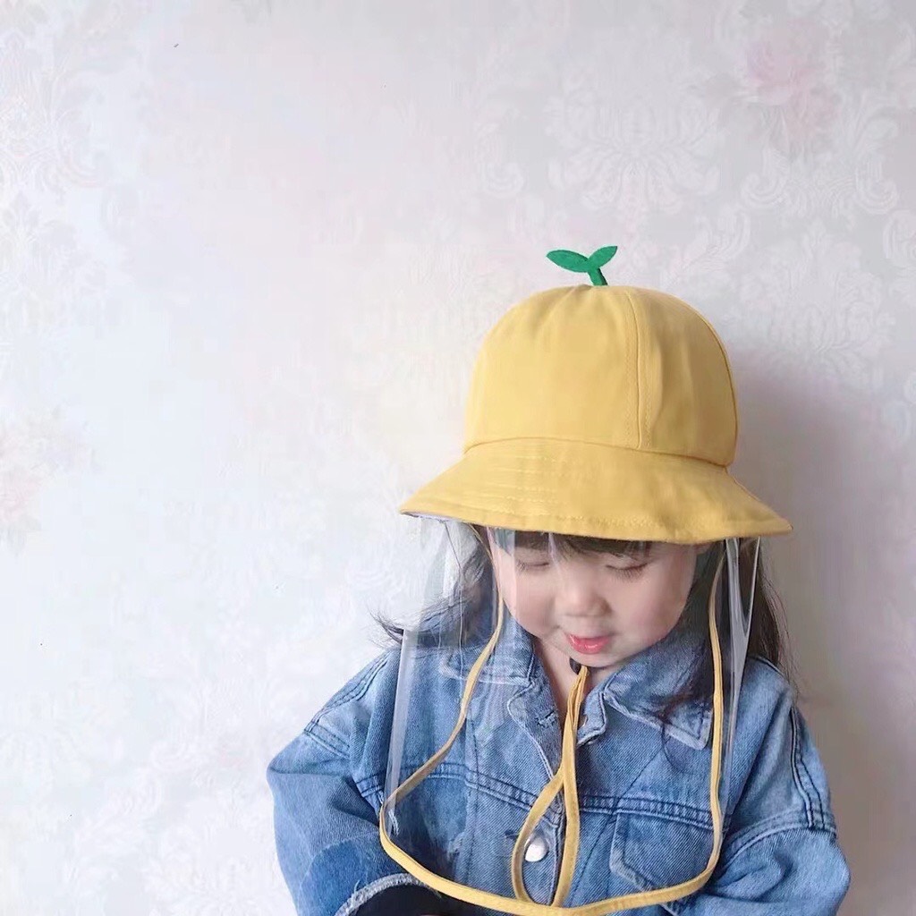 Mũ Chống Giọt Bắn Mầm Cây Dễ Thương Cho Bé Từ 2 Tuổi Jussy Fashion Chất Vải Nhung Mịn CHỈ CÓ 1 SIZE VÒNG ĐẦU 48-50CM
