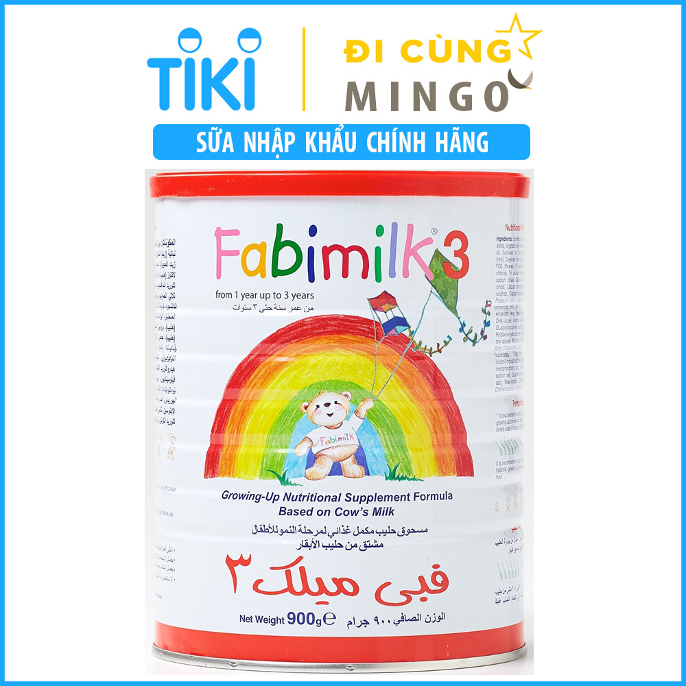 Sữa bột Fabimilk số 3 900g (1-3 tuổi) - Nhập khẩu Vương quốc Anh