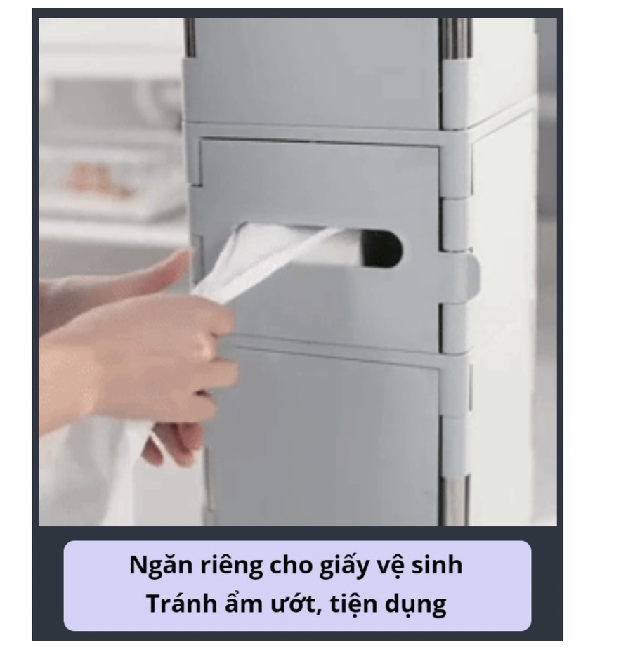 TỦ LẮP RÁP ĐỰNG VẬT DỤNG NHÀ TẮM