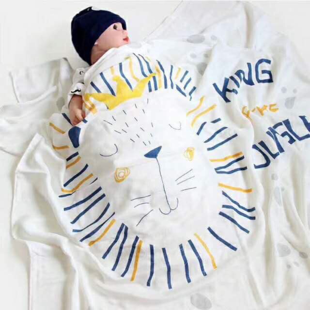 Chăn lụa cotton cao cấp siêu mềm mại đắp cực thích kích thước 1m *1.1m