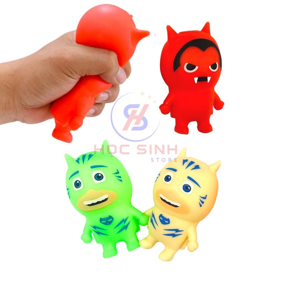 Đồ chơi Squishy mochi dẻo hình siêu nhân hoạt hình dễ thương chất liệu cao cấp, an toàn