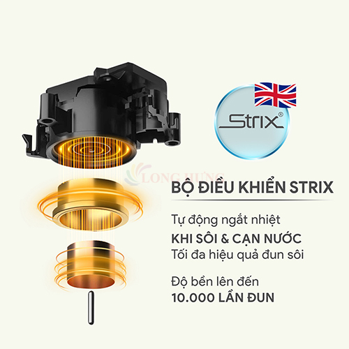 Bình đun siêu tốc Bluestone 1.7 lít KTB-3418 - Hàng chính hãng