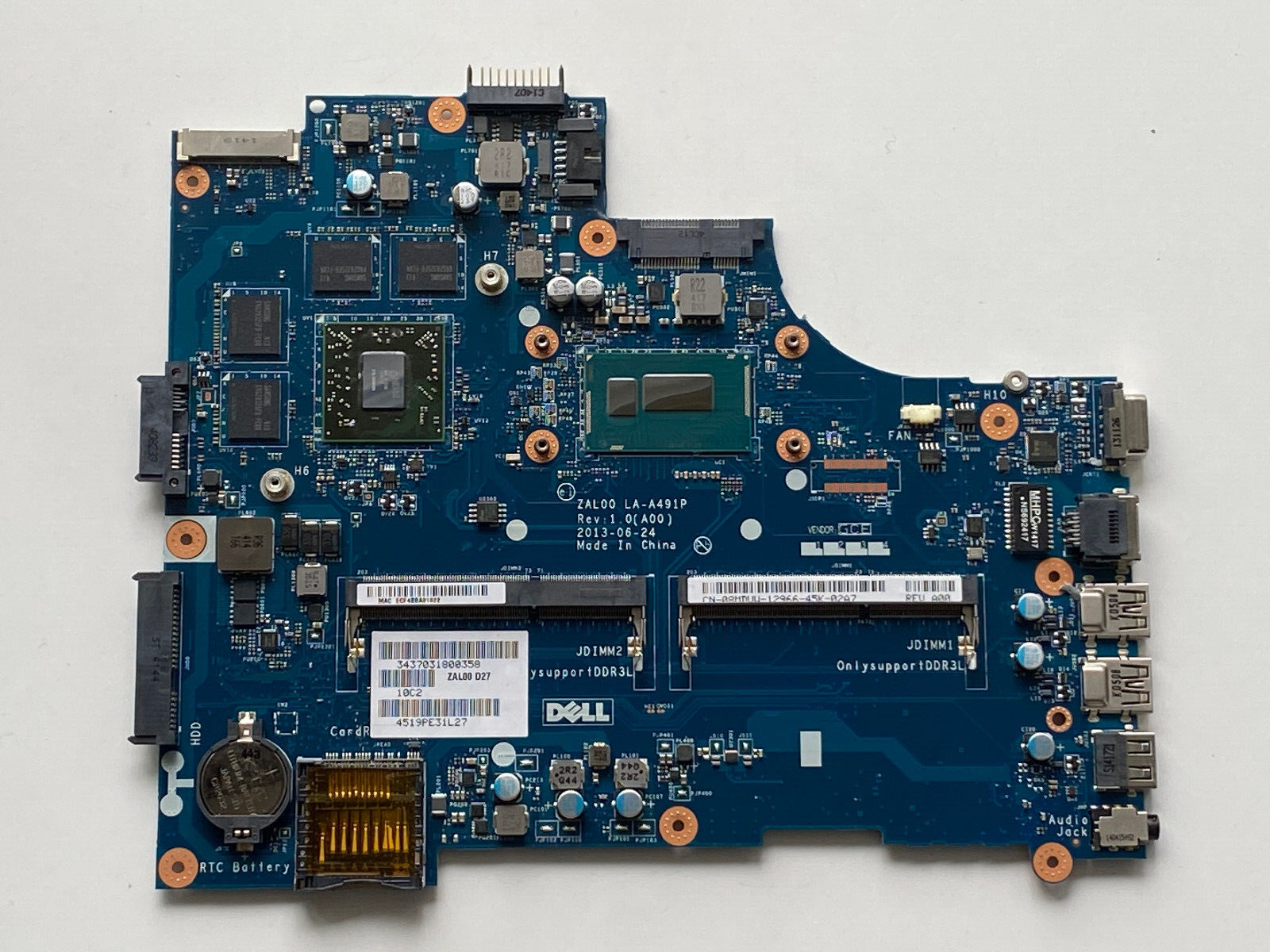 Main Latitude 3540 CPU I5-4310U 2.0GHZ LA-A491P