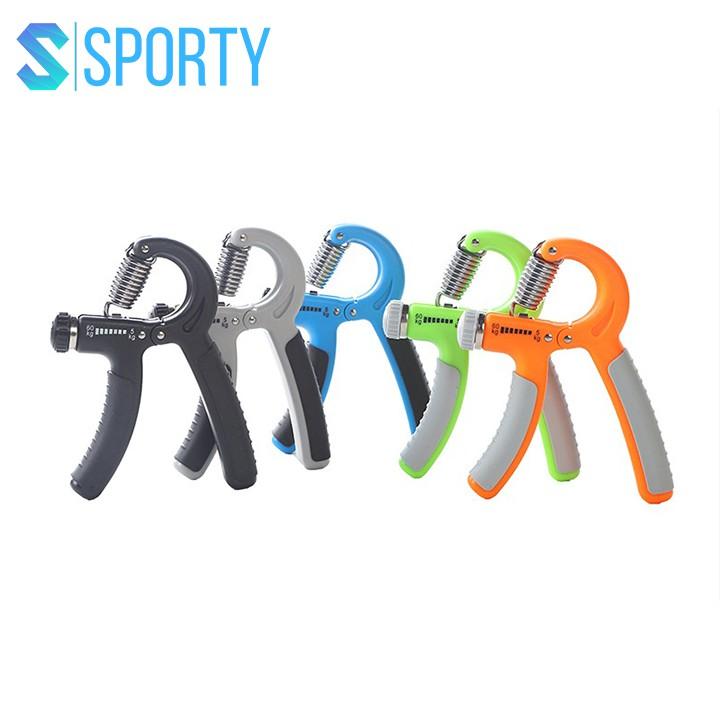 Kìm bóp tập cơ tay hình chữ A Sporty có điều chỉnh lực từ 5-60kg, luyện cơ tập gym, thể thao YGW25 cao cấp