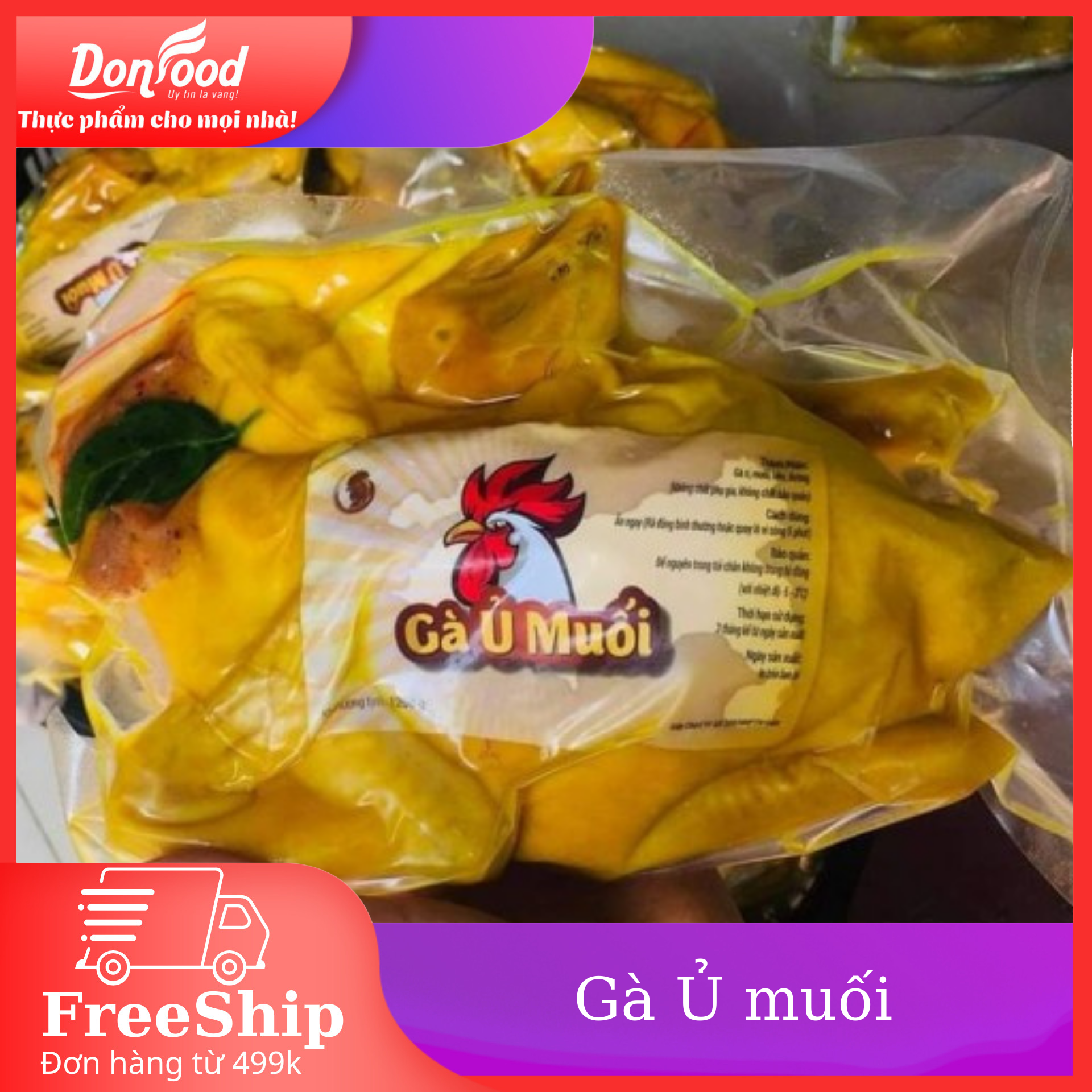 -Gà Ủ Muối -1.2kg