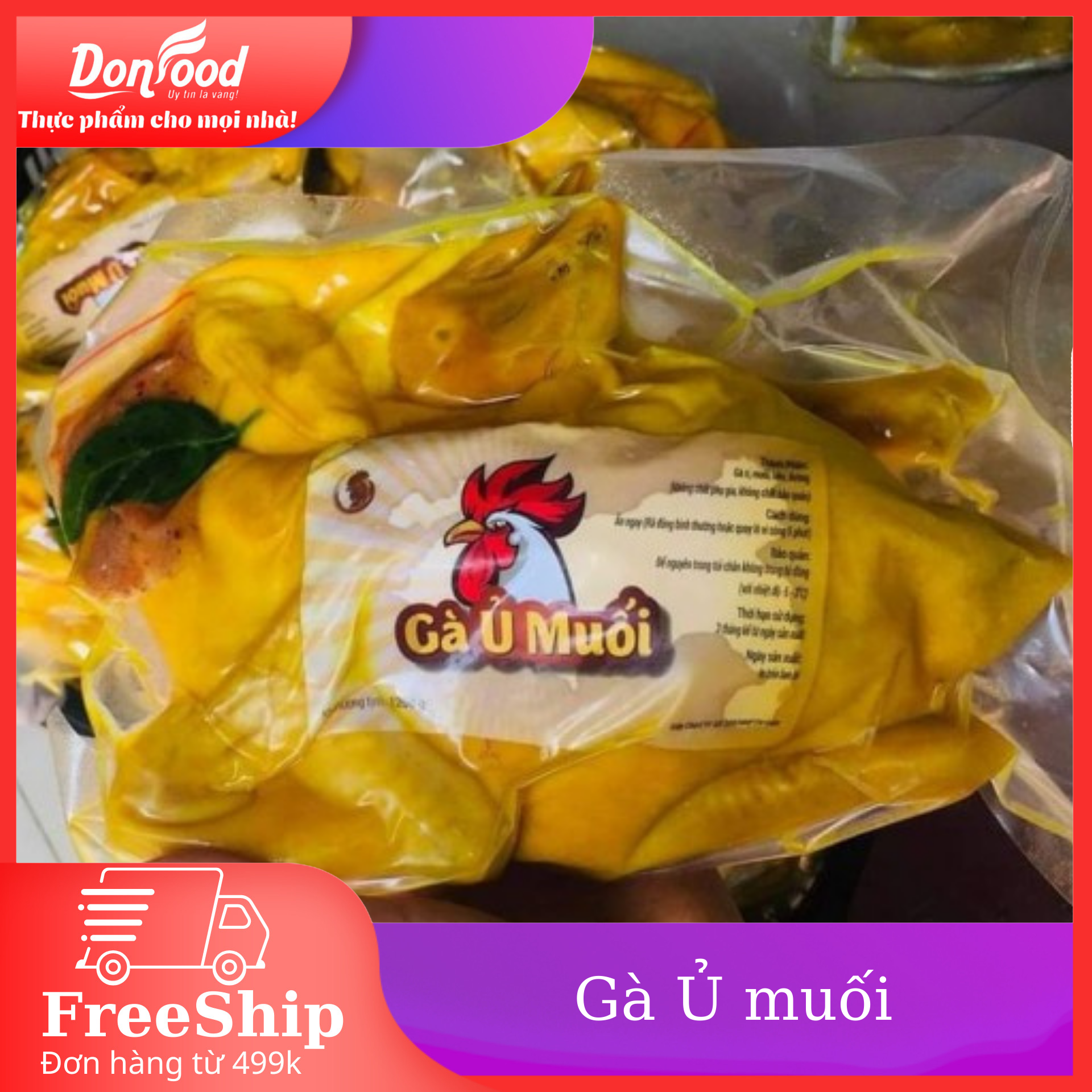 [ Chỉ giao HN] -Gà Ủ Muối -1.2kg