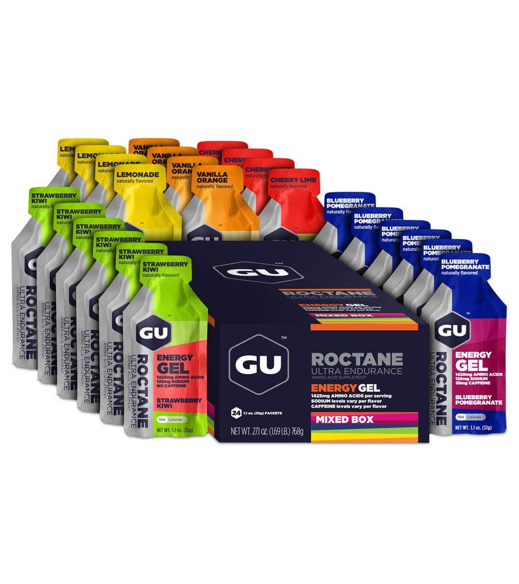 Hộp 24 gói Gel Năng Lượng Gu Energy Roctane - Bổ Sung Năng Lượng Khi Vận Động Thể Thao - Hàm Lượng Gấp 2-3 Lần