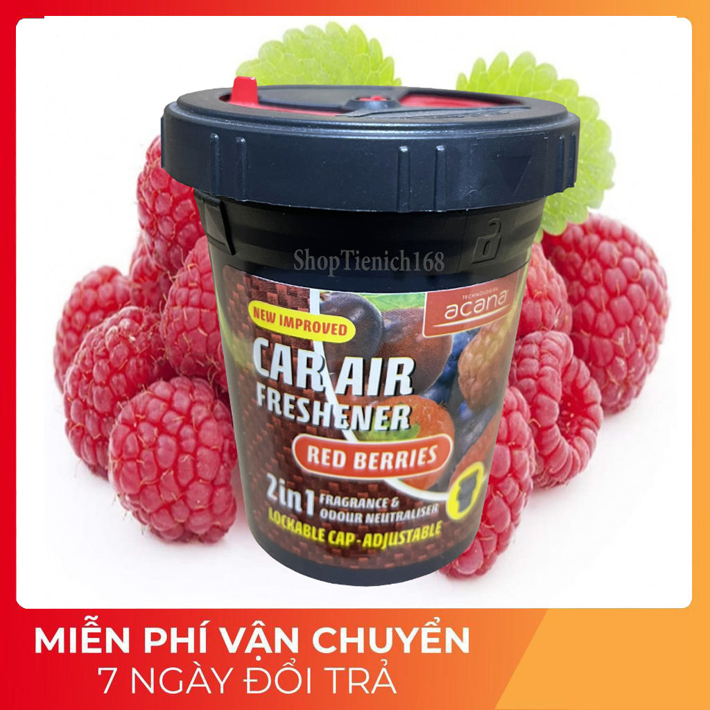 Sáp thơm ôtô Acana Chông say xe Hương Dứa Hương caffe