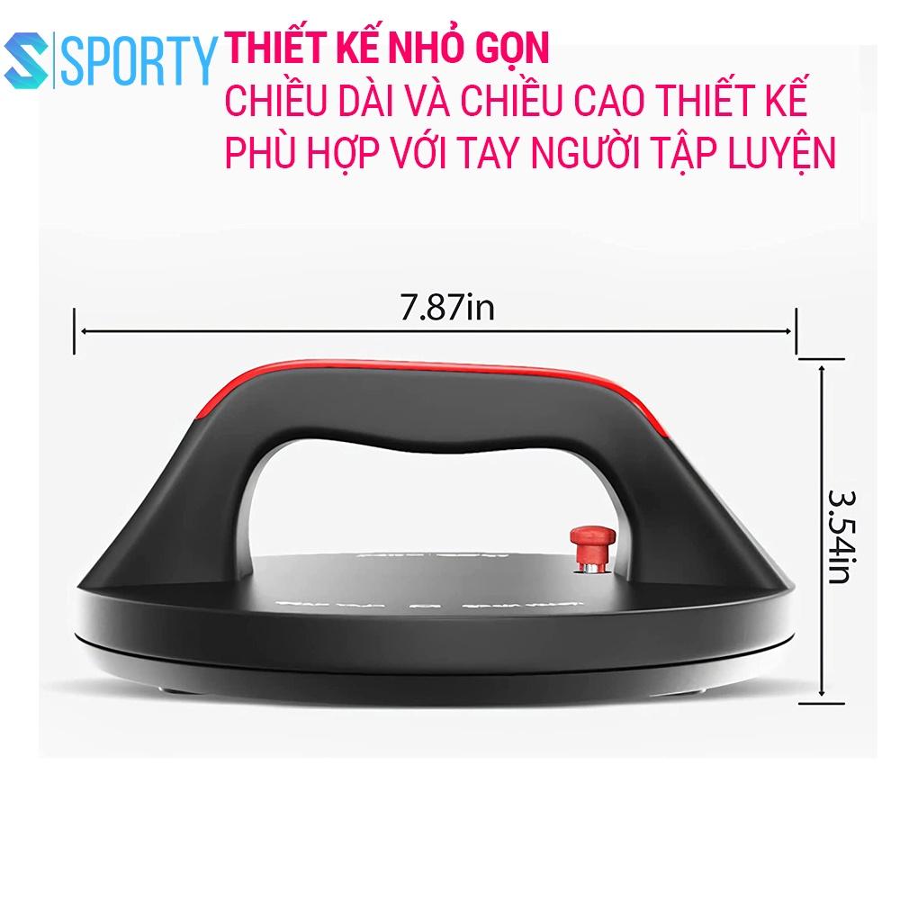 Bộ 2 khung chống đẩy xoay 360 độ SPORTY Thanh hít đất tập bụng và cánh tay chất liệu ABS thể dục tại nhà Push up