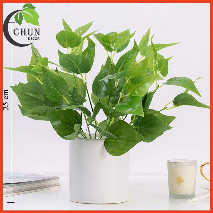 Chậu Cây Nhân Tạo Để Bàn Trang Trí Nhiều Mẫu