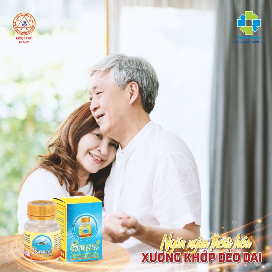 NƯỚC YẾN SÀO KHÁNH HÒA SANEST NGƯỜI CAO TUỔI 70ML