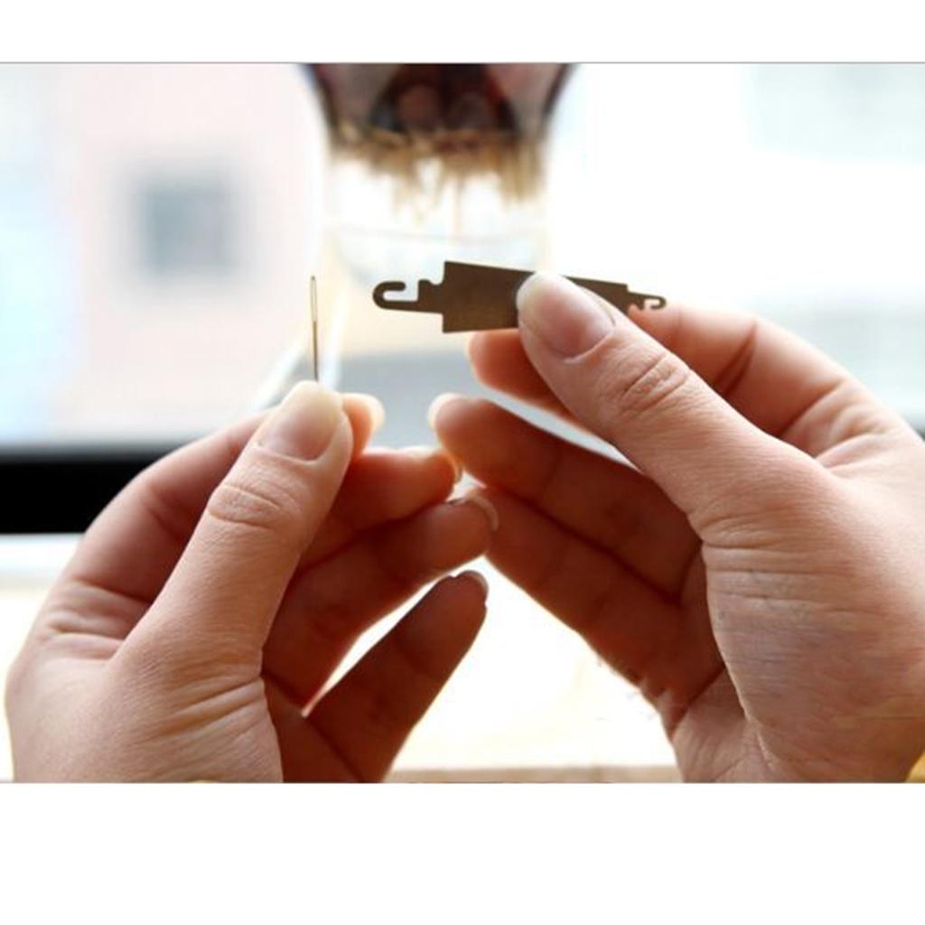 50x Cross Stitch Needle-threading Device for DIY Sewing Supplies Accessory