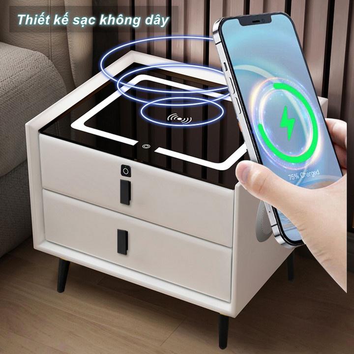 Tủ Đầu Giường Thông Minh Đa Năng Trang Trí Phòng Ngủ - Home and Garden