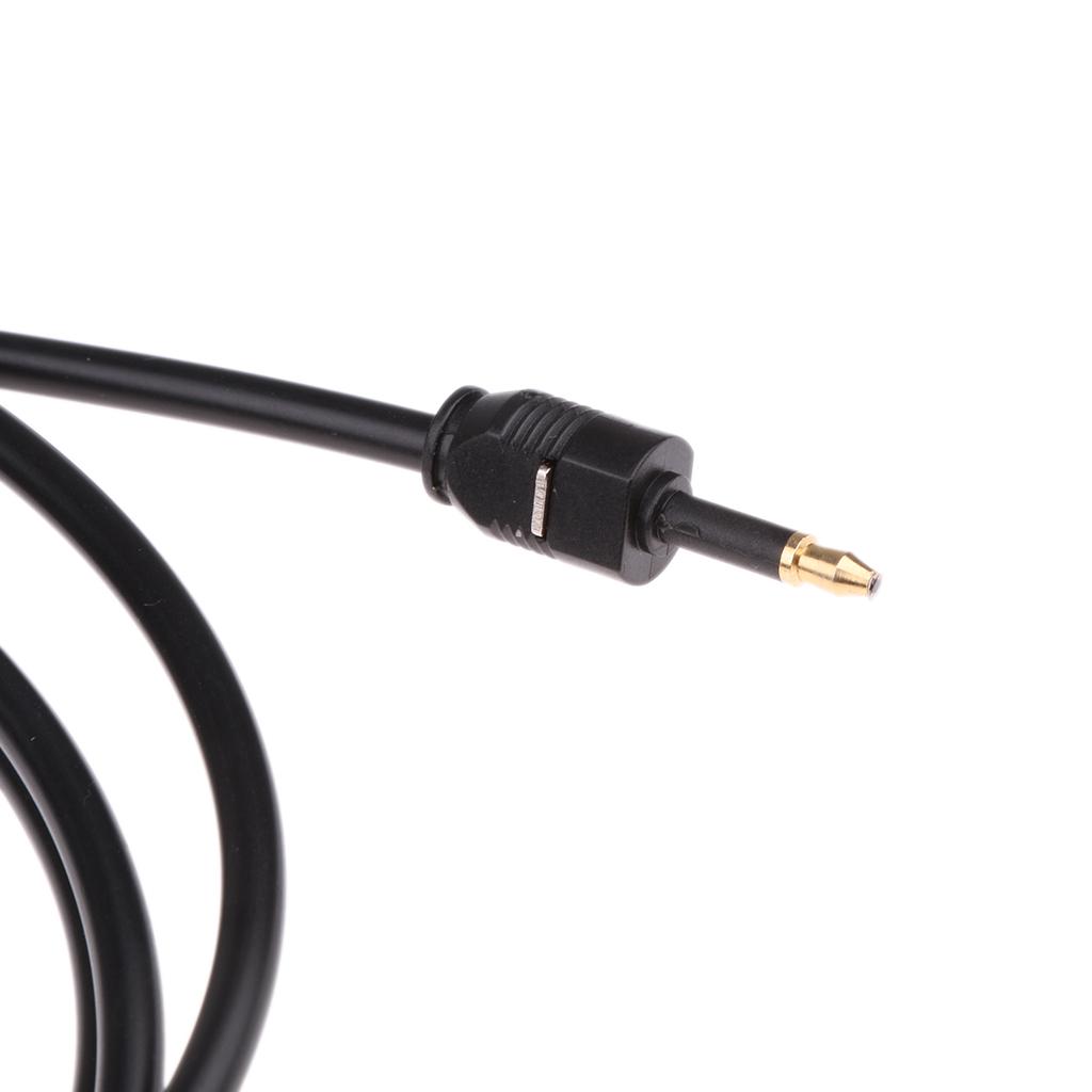 3ft 3.5mm Digital OD 4.0 Optical Audio Cable Wire Toslink Optical Audio